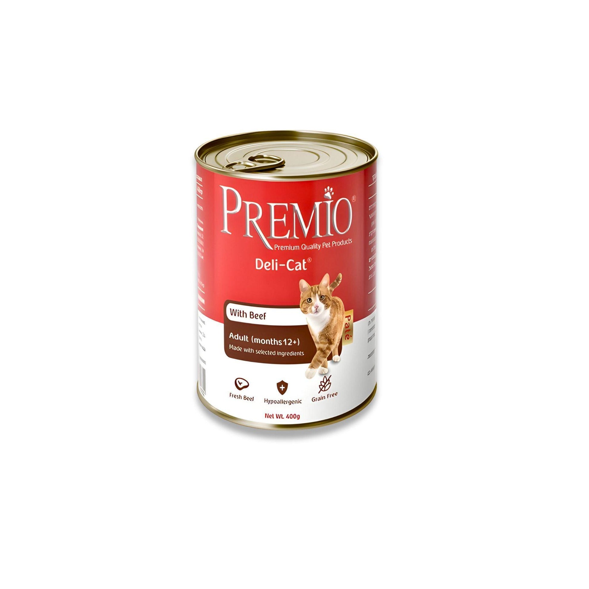 Premio - פרמיו שימור לחתול פטה בקר 375 גרם