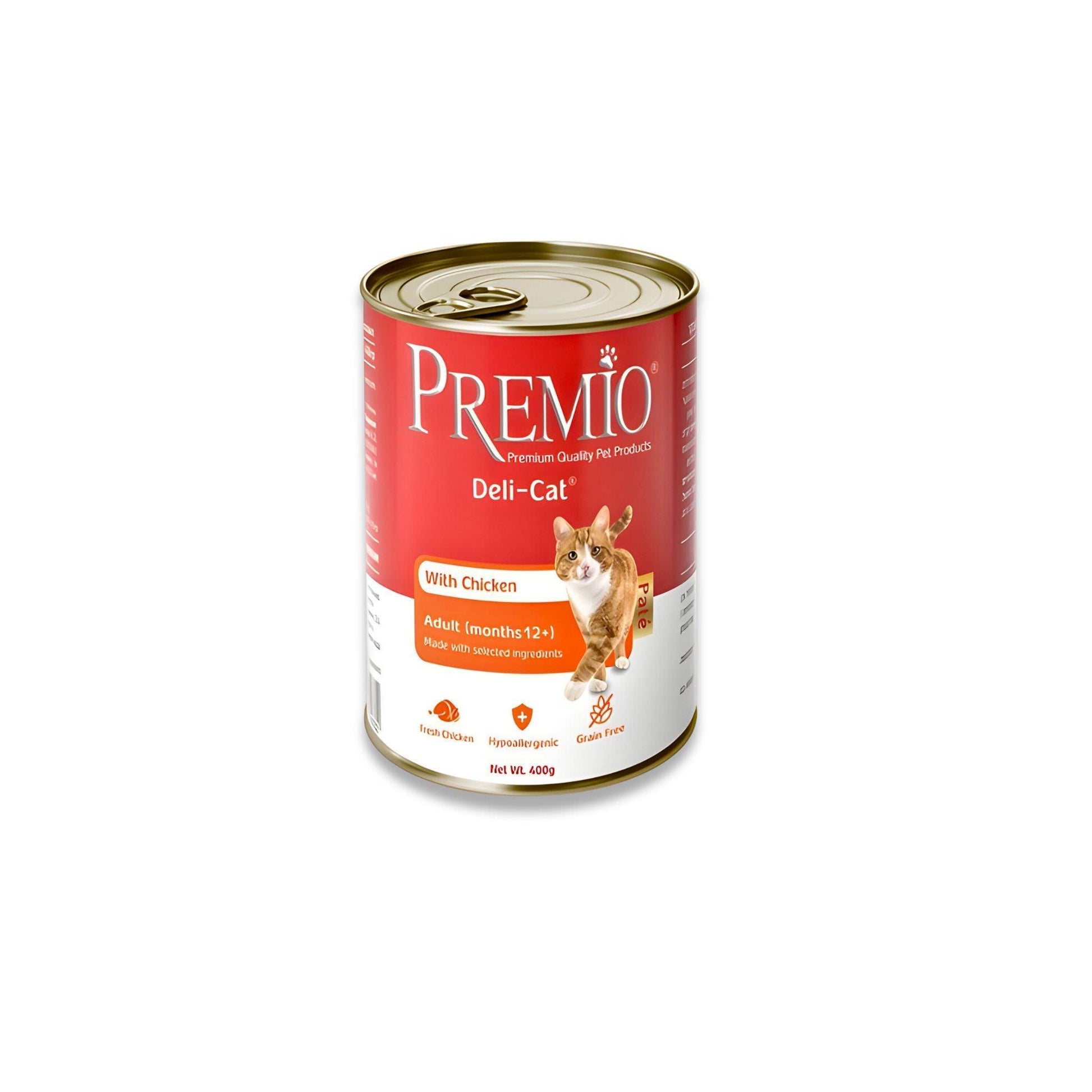 Premio - פרמיו שימור לחתול פטה עוף 375 גרם