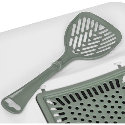 Neta Maxi שירותים סגורים לחתולים צבע אפור נטע מקסי