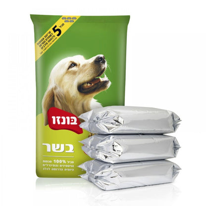 בונזו בשר מזון לכלבים בוגרים עוף 17 ק"ג