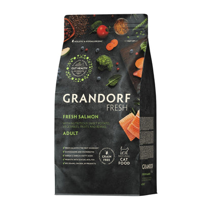 GRANDORF Fresh Salmon Grandorf Fresh Salmon для взрослых кошек Гипоаллергенный 2 кг