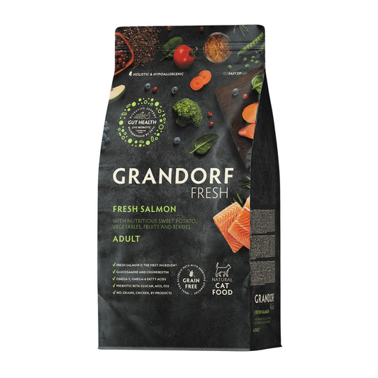 GRANDORF Fresh Salmon Grandorf Fresh Salmon для взрослых кошек Гипоаллергенный 2 кг