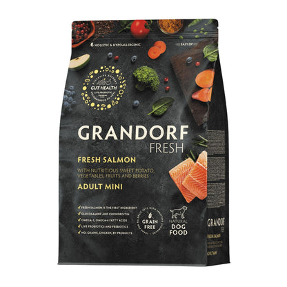 GRANDORF Fresh Salmon Mini Grandorf Fresh Salmon для взрослых собак мелких пород 3 кг Гипоаллергенный
