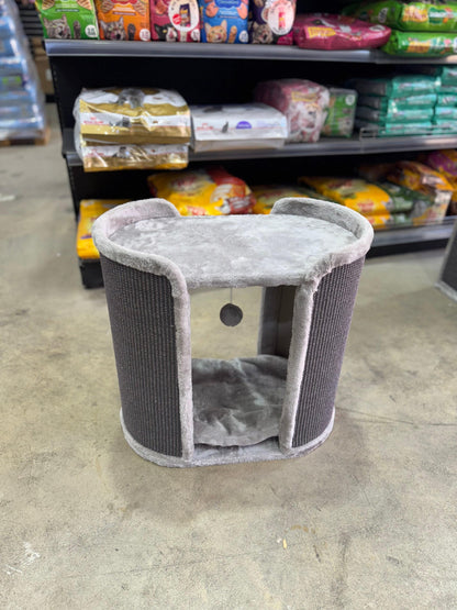 Hoofie — уютное кошачье дерево с зоной отдыха и когтеточкой.