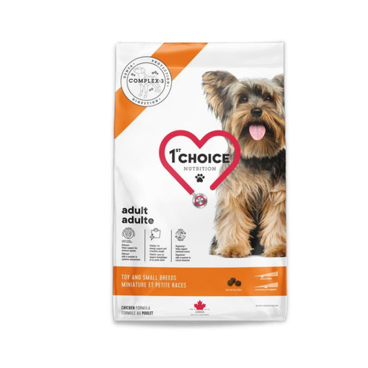 First Choice - פירסט צ'ויס מזון לכלבים בוגרים מגזע קטן מיני עוף 2 ק"ג
