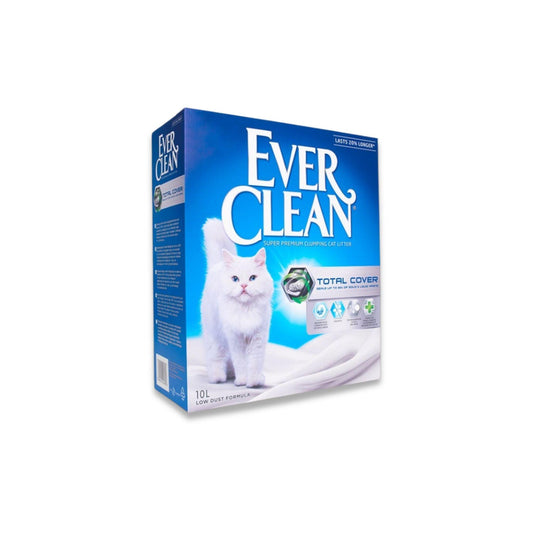 EVER CLEAN חול אברקלין לחתולים טוטאל קאבר אפור 10 ליטר