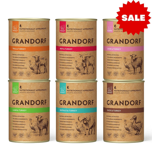 GRANDORF Grandorf Консервы 400 грамм для собак Распродажа 6 за 99 шек.