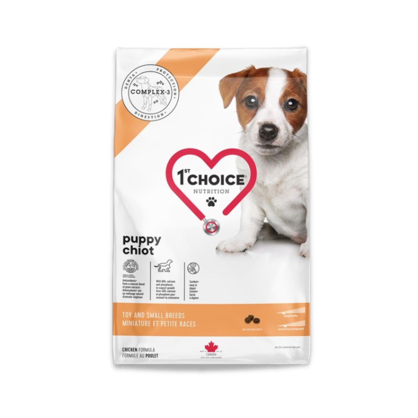 First Choice - פירסט צ'ויס מזון לכלבים גורים מגזע קטן מיני עוף 5 ק"ג