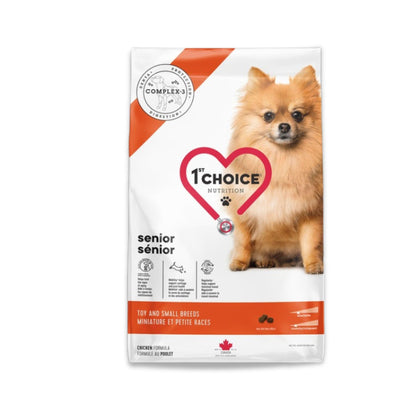 First Choice - פירסט צ'ויס מזון לכלבים מבוגרים מגזע קטן מיני סניור עוף 2 ק"ג