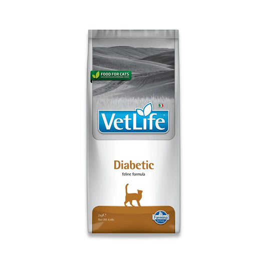 Vet Life Diabetic - וט לייף דיאבטיק לחתול מזון רפואי 2 ק"ג
