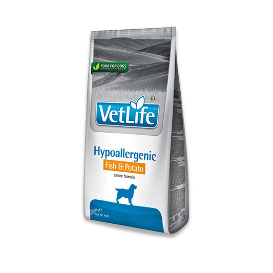 Vet Life וט לייף היפואלרגני אוכל לכלבים בוגרים 12 ק"ג